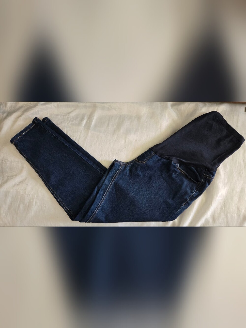 Time And Tru Maternity Jeans Dark Wash Ankle Size M 8-10 Dark Wash
